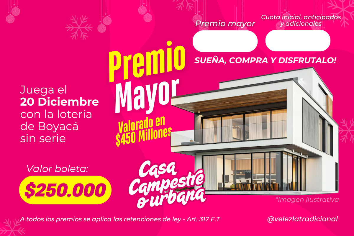 Sorteo Diciembre 2025